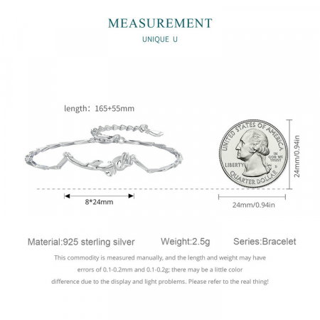 Bratara argint trandafir [13]