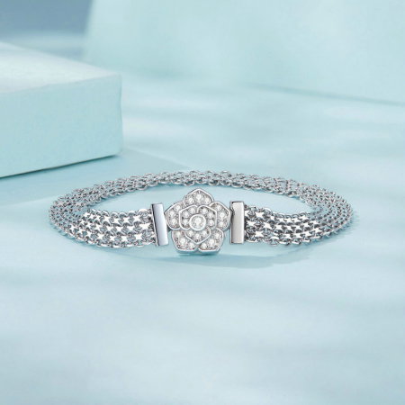 Bratara argint trandafir [5]