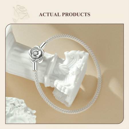 Bratara argint trandafir [11]