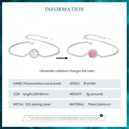 Bratara argint trandafir [14]