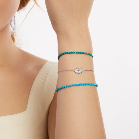 Bratara argint Turcoaz Sintetic [14]