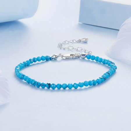 Bratara argint Turcoaz Sintetic [4]