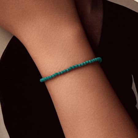 Bratara argint Turcoaz Verde Sintetic [3]