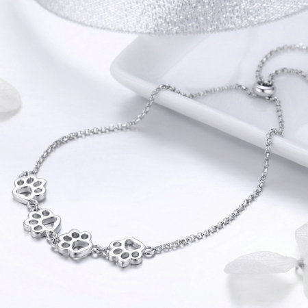 Bratara argint urme de labute [4]