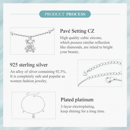 Bratara argint ursulet [8]