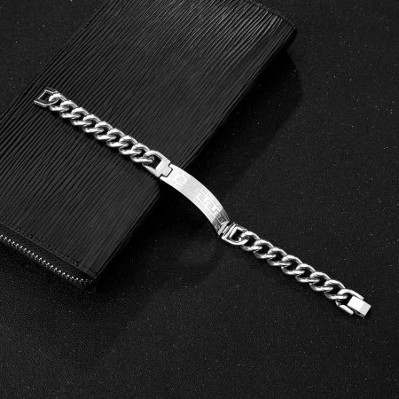 Bratara din inox cu placuta Marele Zid [2]