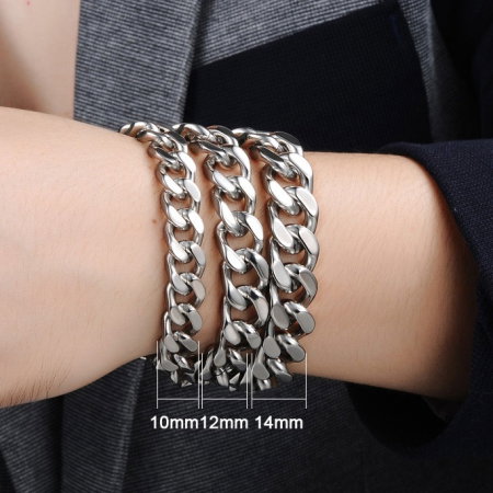 Bratara aurie inox de 10 mm [3]