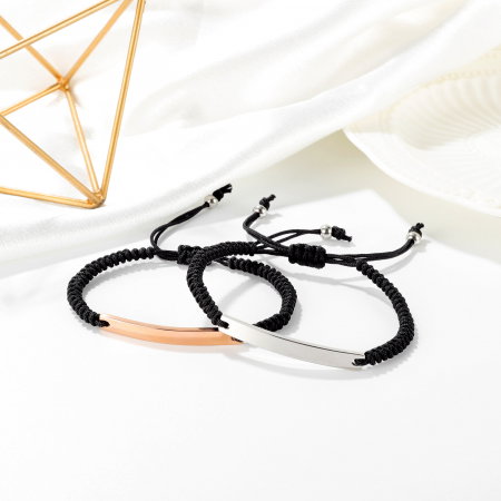 Bratara cu snur si inox [4]