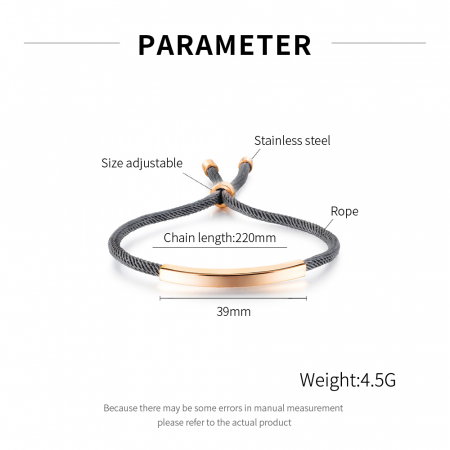 Bratara cu snur si inox [5]