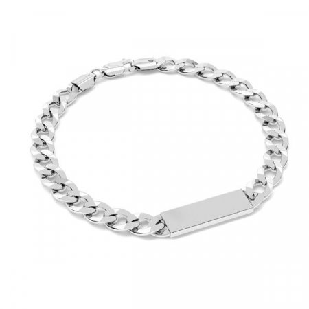 Bratara din argint 925 cu placuta - lungime 20,5 cm [0]