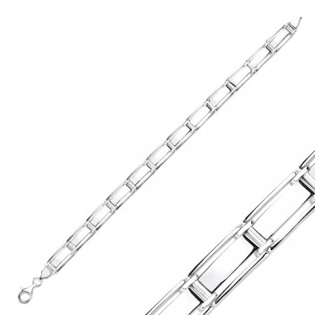 Bratara eleganta din argint 925 cu placuta - lungime 21 cm [1]