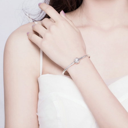 Bratara din argint 925, cu stelute si cristale [4]