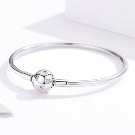 Bratara din argint 925, cu stelute si cristale [2]