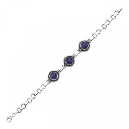 Bratara handmade din argint 925 cu Lapis Lazuli [0]