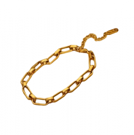 Bratara eleganta din inox cu zale dreptunghiulare [1]