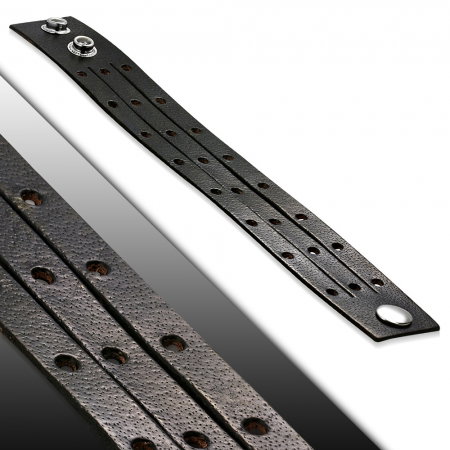 Bratara eleganta din piele neagra [1]