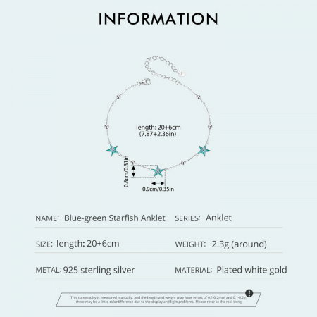 Bratara glezna argint cu stelute de mare [8]