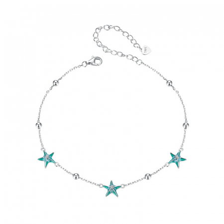 Bratara glezna argint cu stelute de mare [14]