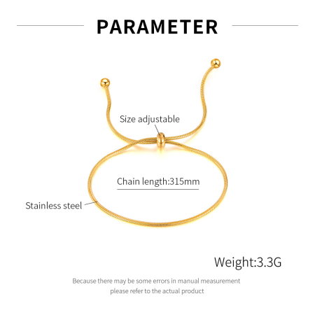 Bratara glezna aurie ajustabila tip sarpe – Minimalism rafinat [2]