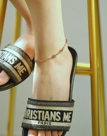 Bratara glezna dubla din inox cu stelute [7]