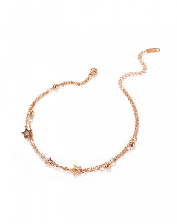 Bratara glezna dubla din inox cu stelute [14]