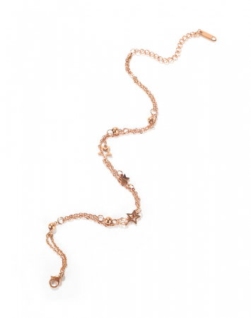 Bratara glezna dubla din inox cu stelute [16]