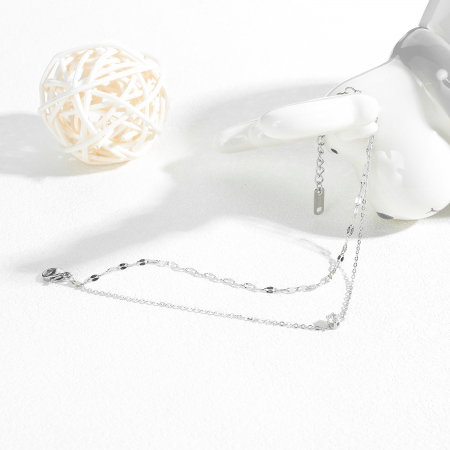 Bratara glezna dubla din inox cu zirconiu [6]