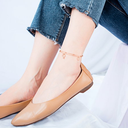 Bratara glezna dubla sin inox cu inima si inel [4]