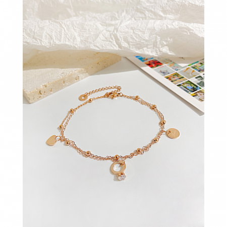 Bratara glezna dubla sin inox cu inima si inel [9]