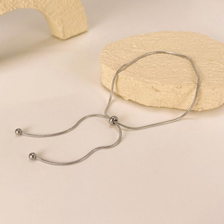 Bratara glezna inox ajustabila tip sarpe – Minimalism si versatilitate [3]