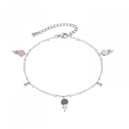 Bratara glezna inox cu acadele