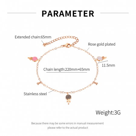 Bratara glezna inox cu acadele [6]
