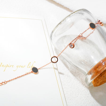 Bratara glezna inox cu cercuri [7]