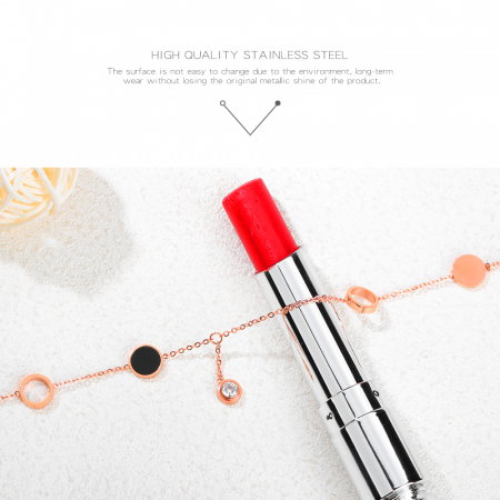 Bratara glezna inox cu cercuri [10]