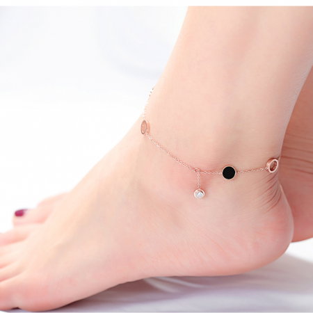 Bratara glezna inox cu cercuri [1]