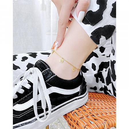 Bratara glezna inox cu flori, inimi si fluturi [4]