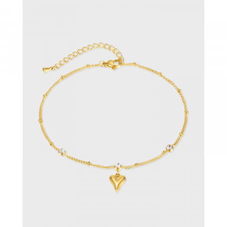 Bratara glezna inox cu inima [14]