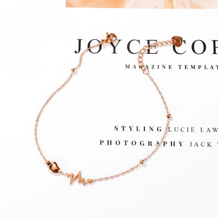 Bratara glezna inox cu inima, puls si smiley [2]