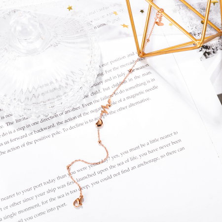 Bratara glezna inox cu inima, puls si smiley [3]