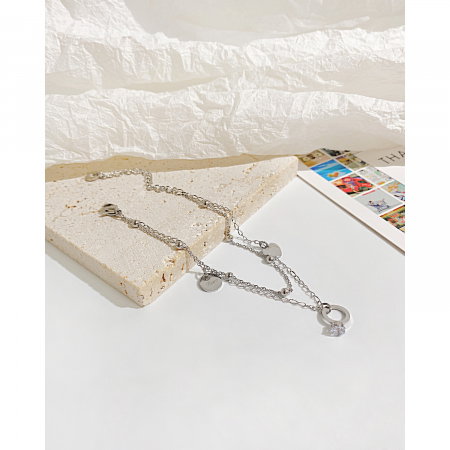 Bratara glezna inox cu inima si inel [7]