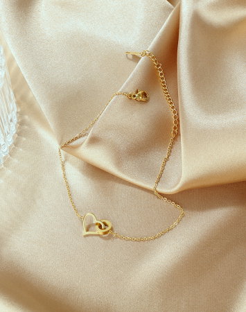 Bratara glezna inox cu inima si inel [16]