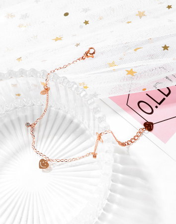 Bratara glezna inox cu inimi smiley [11]