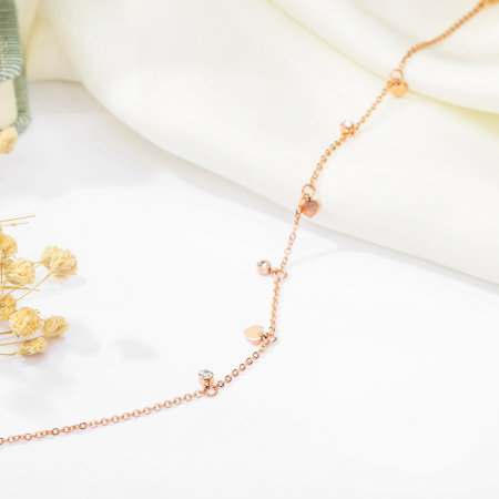 Bratara glezna inox cu inimioare [8]