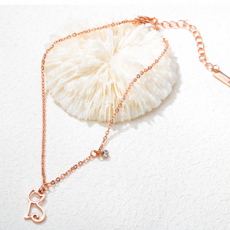 Bratara glezna inox cu pisicuta [2]