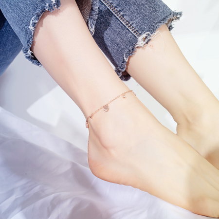 Bratara glezna inox cu pisicute si zirconii [9]