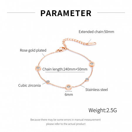 Bratara glezna inox cu zirconii [11]