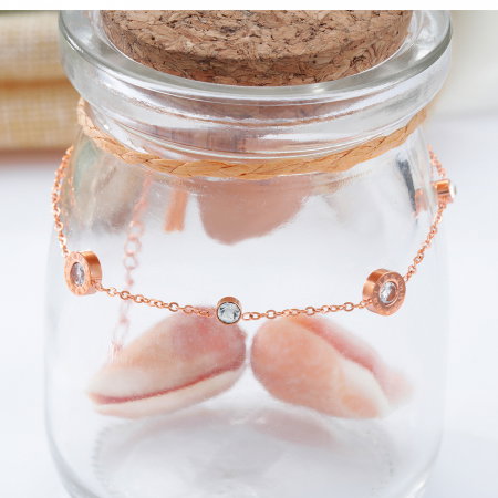 Bratara glezna inox cu zirconii [3]