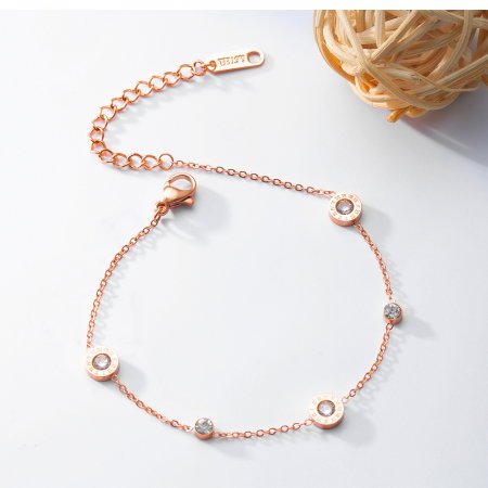 Bratara glezna inox cu zirconii [2]