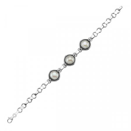 Bratara handmade din argint 925 cu perle de cultura [0]