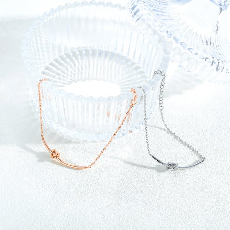 Bratara inox argintie cu nod – Simbol al conexiunii si echilibrului [5]